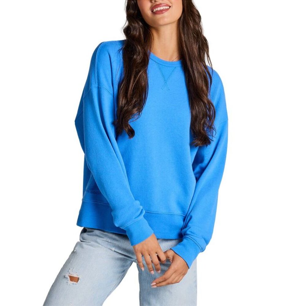 Life Is Good® Womens  Terry Boxy Crew Pullover